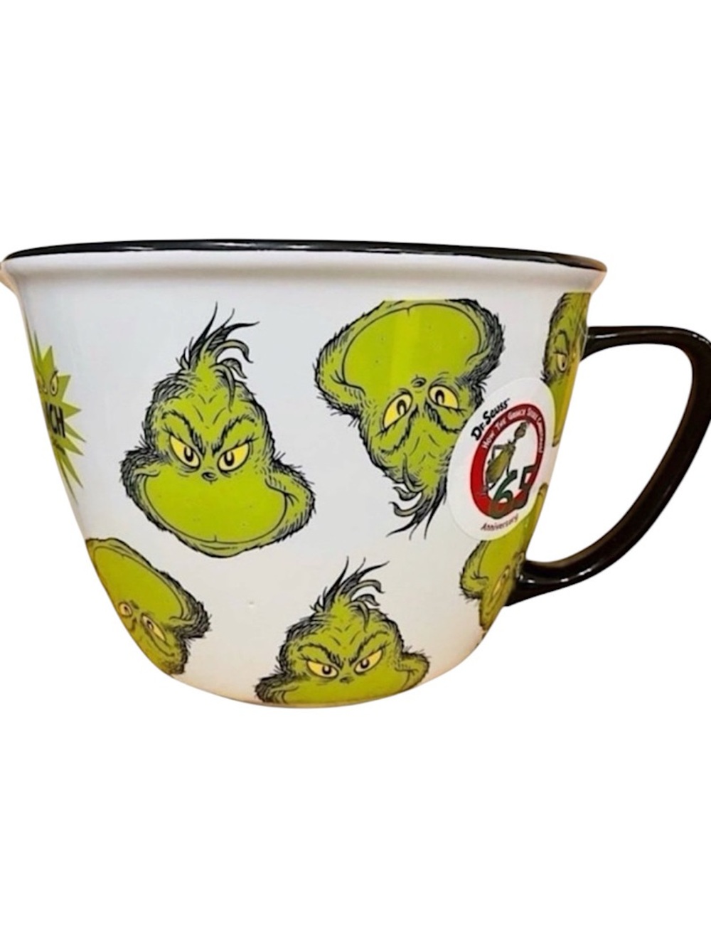 NEW Dr. Seuss The Grinch 65th Anniversary Ceramic Mixing Bowl